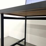 Pierre Guariche desk in teak and lacquered steel