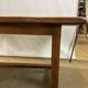 Ancient rustic solid oak table