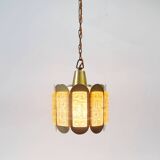 Mid-Century Scandinavian Glass Ceiling Light from Vitrika, Denmark, 1960s