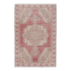 Vintage Turkish handmade rug 139x214 cm