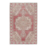 Vintage Turkish handmade rug 139x214 cm