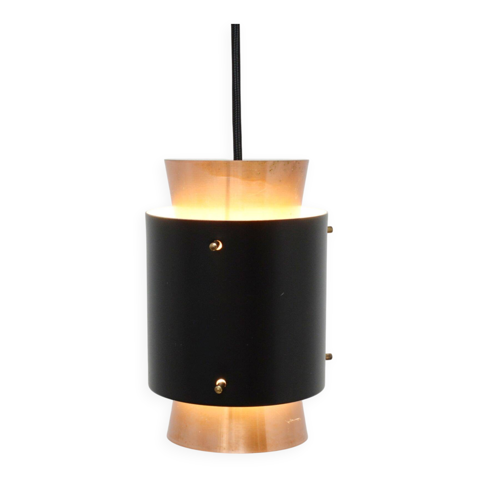 Copper lamp in the Trava style by Carl Thore, 1960s