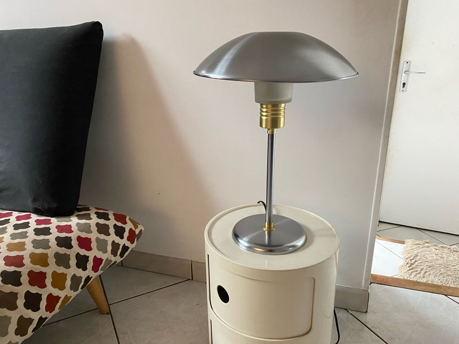 Vintage 1990s IKEA ocean liner design desk lamp