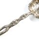 Pickle spoon, Art Nouveau, silver-plated brass, Poland, early 20th century