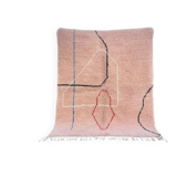 Handmade traditional natural wool rug size 200x300cm