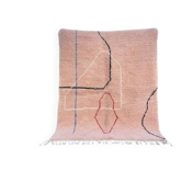 Tapis en laine naturelle fait main traditionnelle taille 200x300cm