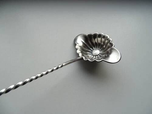 Louche punch cailard bayard "twist" silver-plated 19th century - 38.5 cm