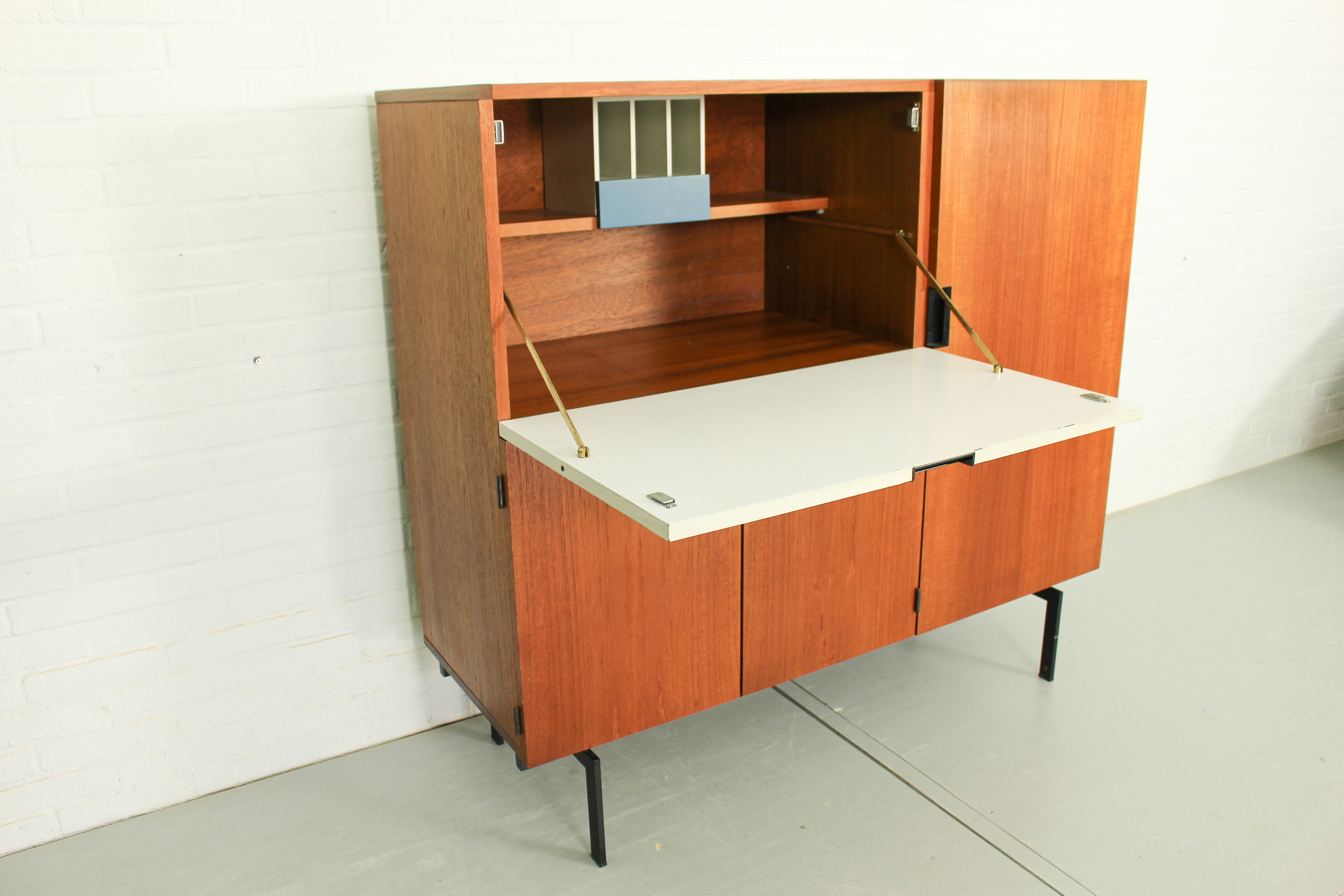 CU01 teak cabinet by Cees Braakman for Pastoe, 1958