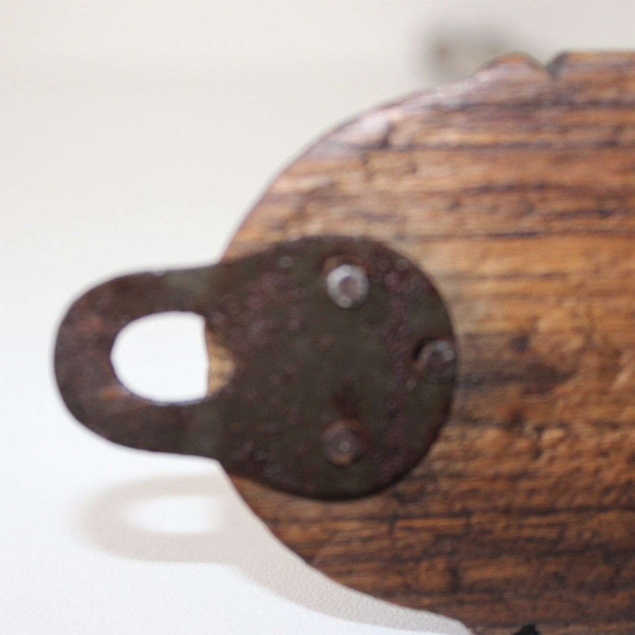 Wooden towel rail 2 branches early XXth