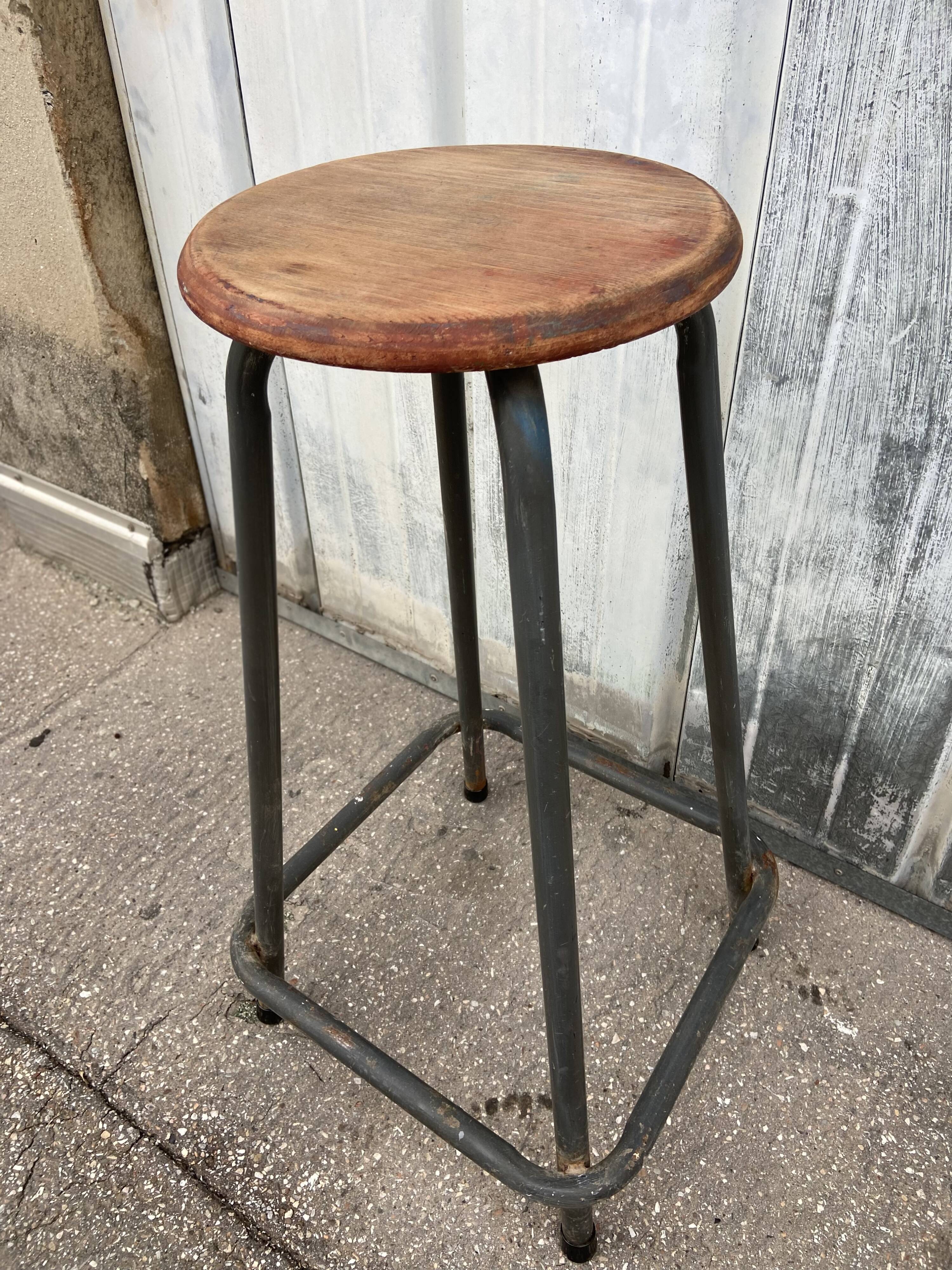 Vintage high stool