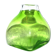 DESIGN Scandinavian vase in lined blown glass Green 1960-70 dlG Whitefriars
