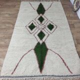 Handmade wool Berber rug 260 X 150 CM