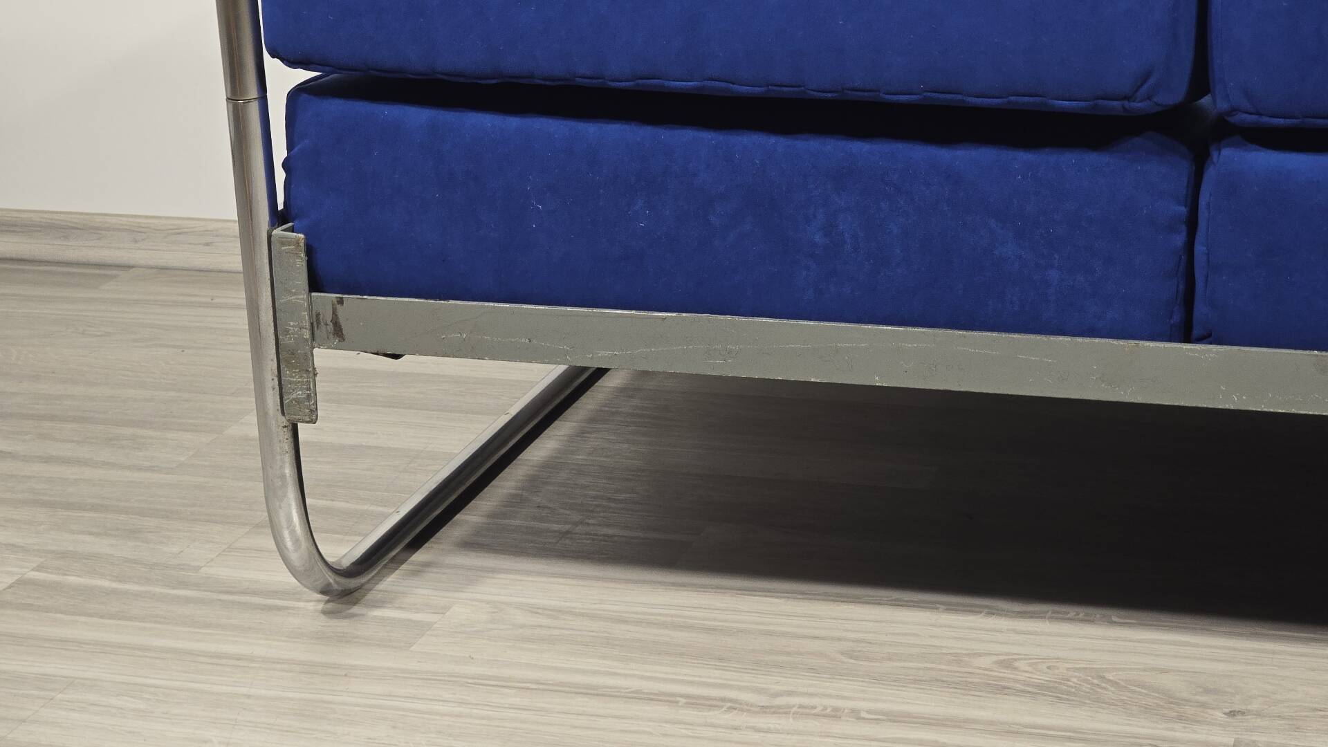Bauhaus Chrome Sofa by Robert Slezak for Slezak Factories, 1930s