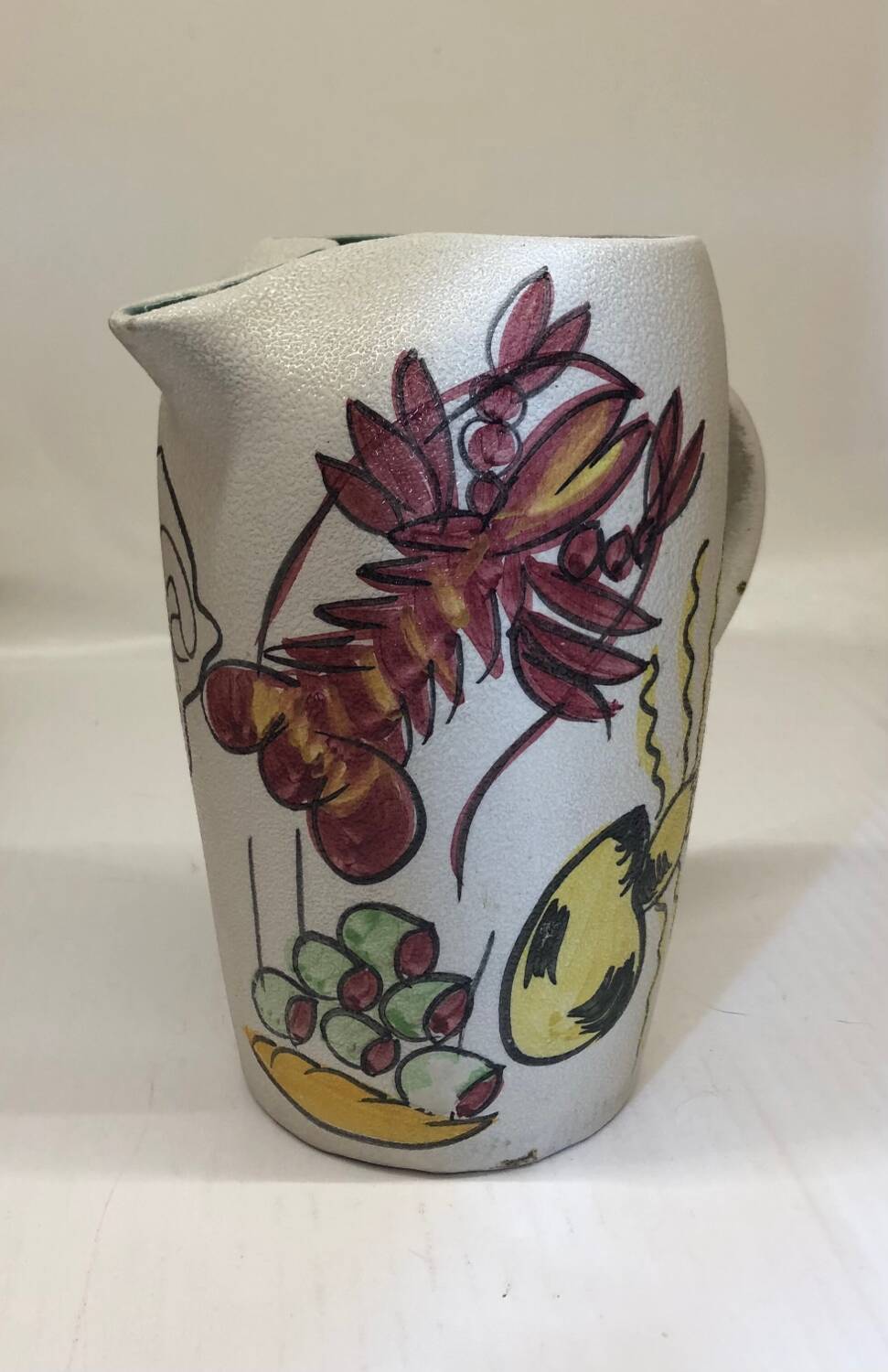 Spanish sangria pitcher with lobster decoration