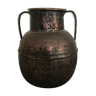 Jar jug with old coves in hammered copper middle east deco xixème