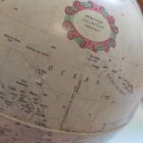 Vintage globe with ancient cartography