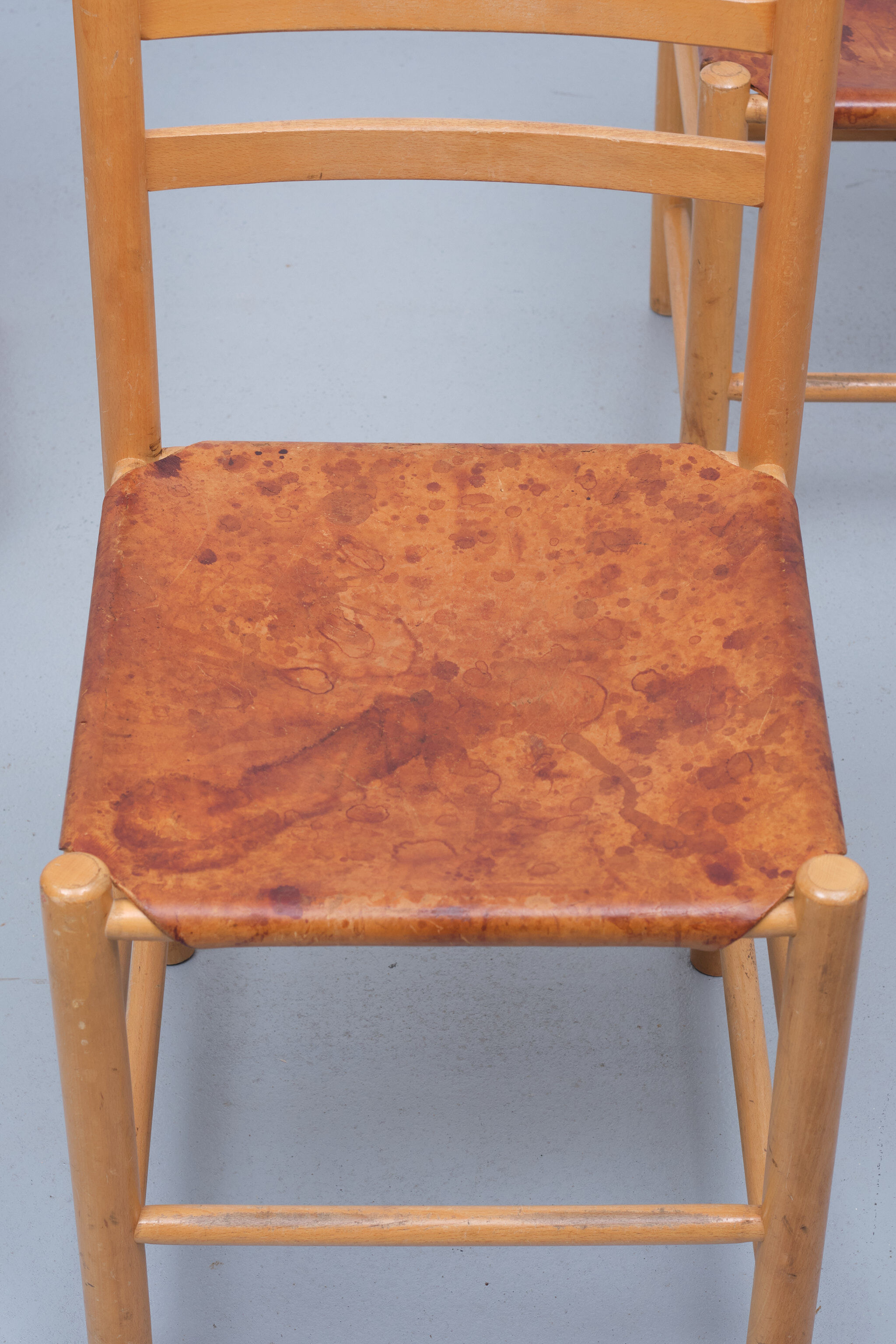 Ate Van Apeldoorn for Houtwerk Hattum Chairs Dutch 1960s