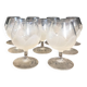 9 Arques crystal cognac glasses, Florence model