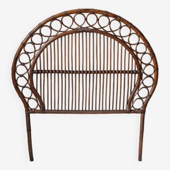 HEAD and BED in vintage rattan 1 person