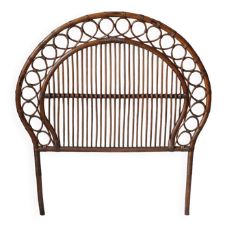 Vintage rattan headboard, 1 person