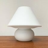 1970s vintage space-style German glass table lamp by Limburg.