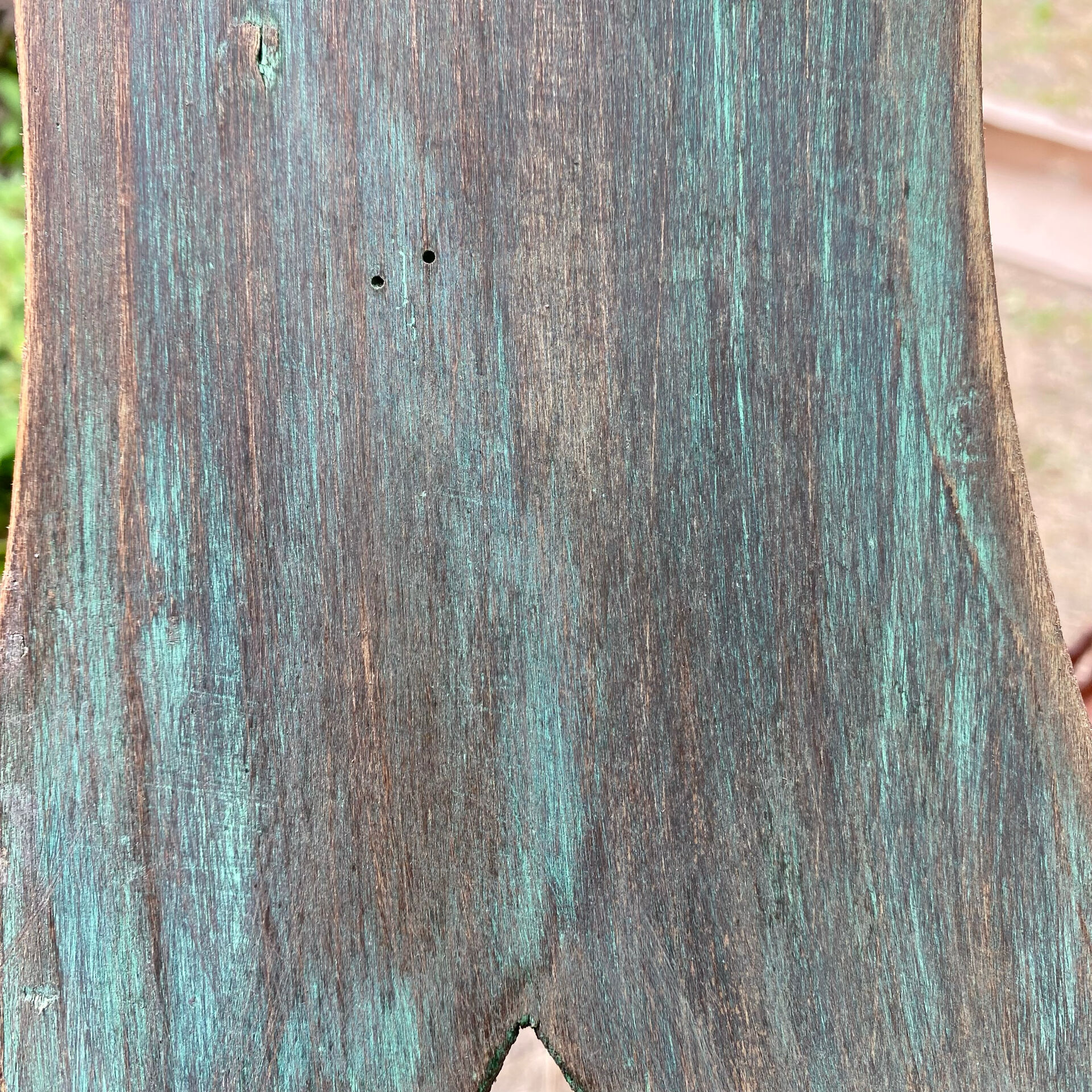 Old patinated farmhouse bench