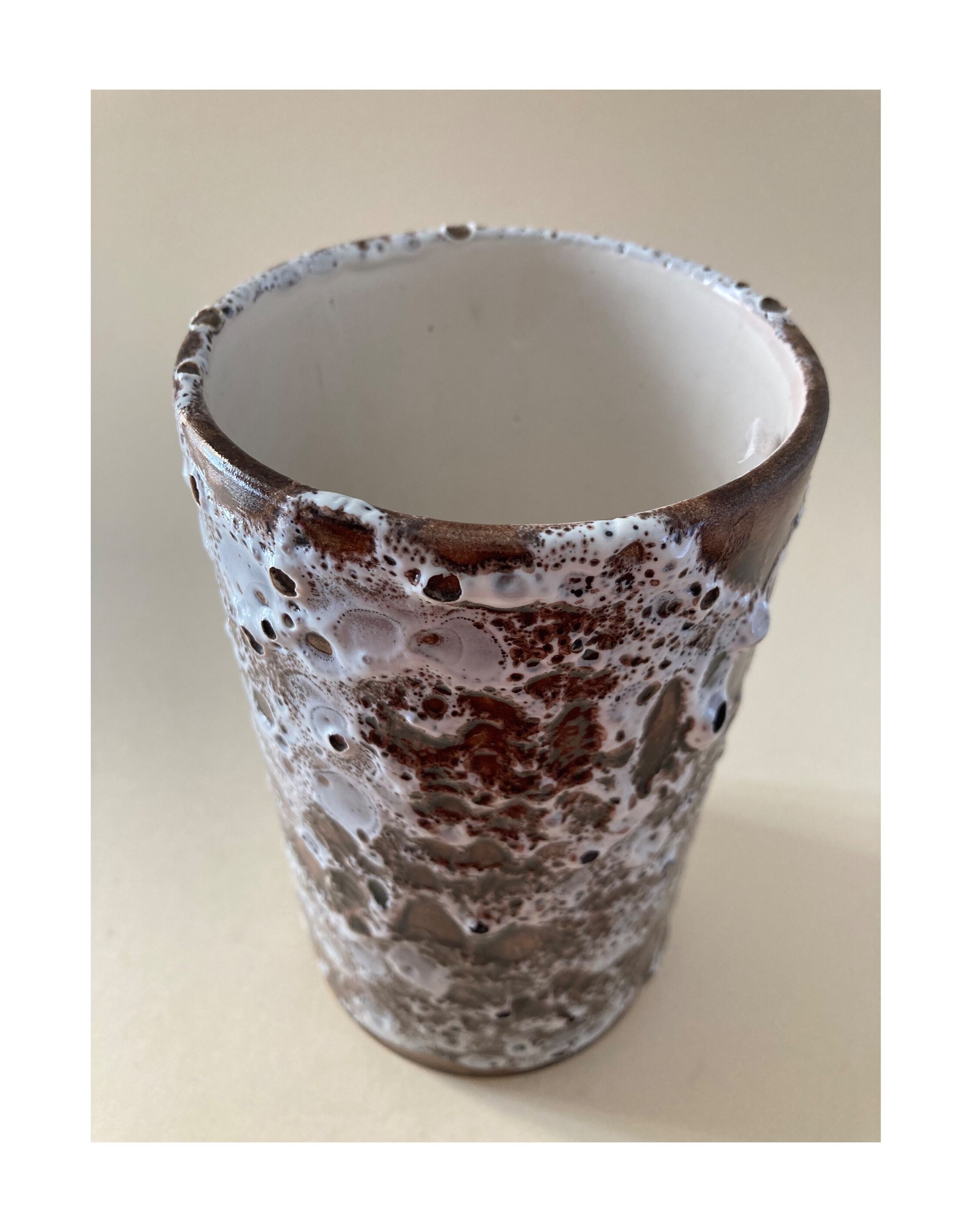 Vase fat lava