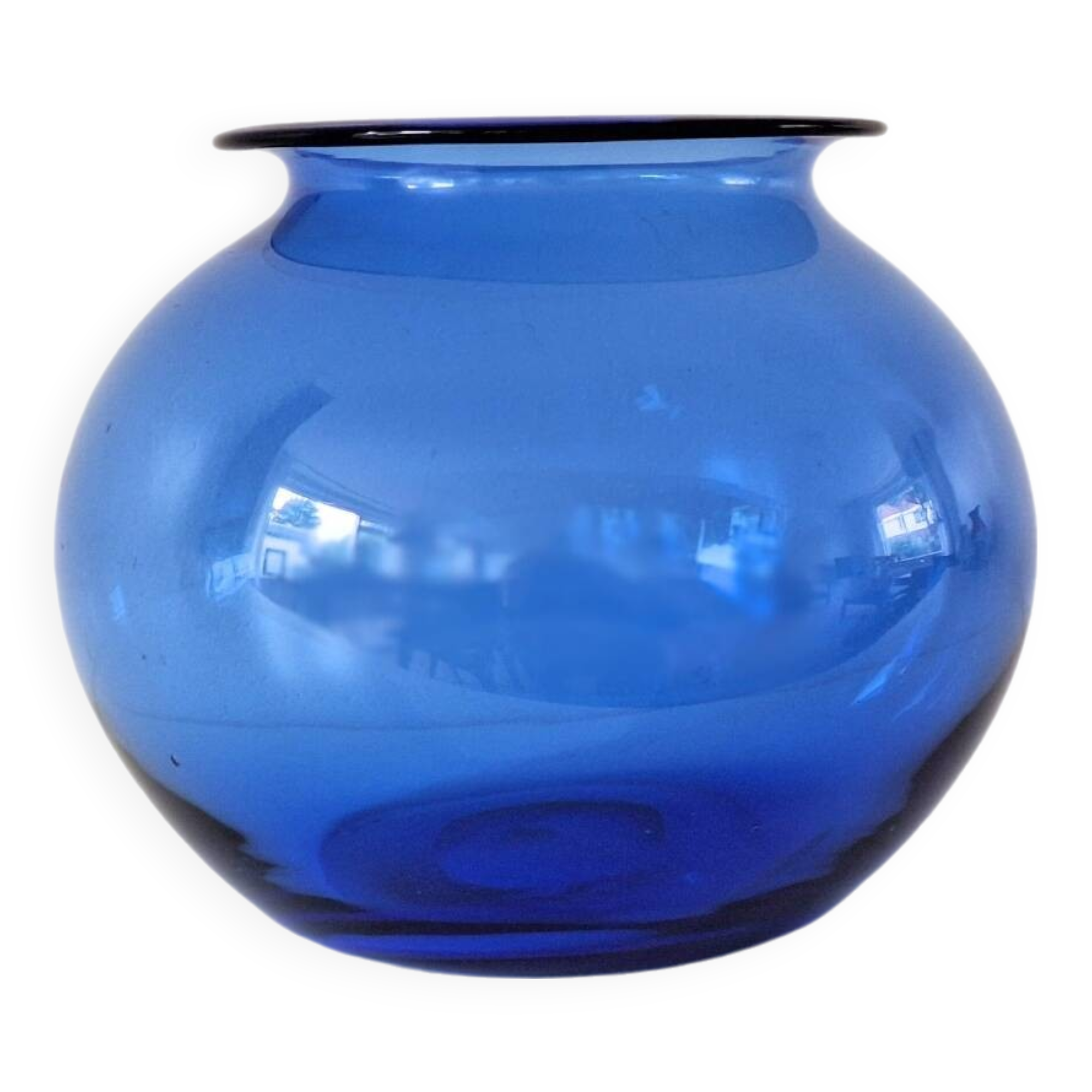 Mcm 1930s-1950s nordic vase - designed by monica bratt - reijmyre glassworks, sweden