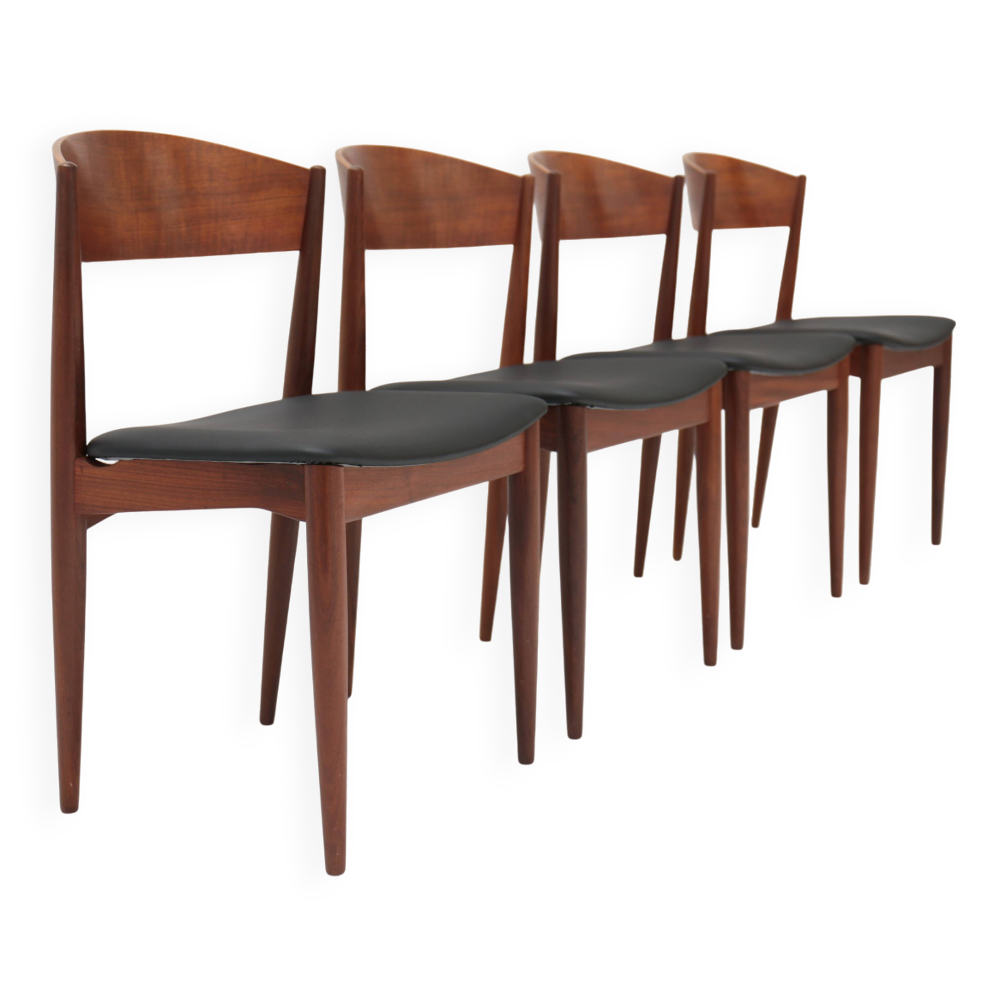 Set of 4 Danish chairs Jydsk Mobelindustri, 1960s