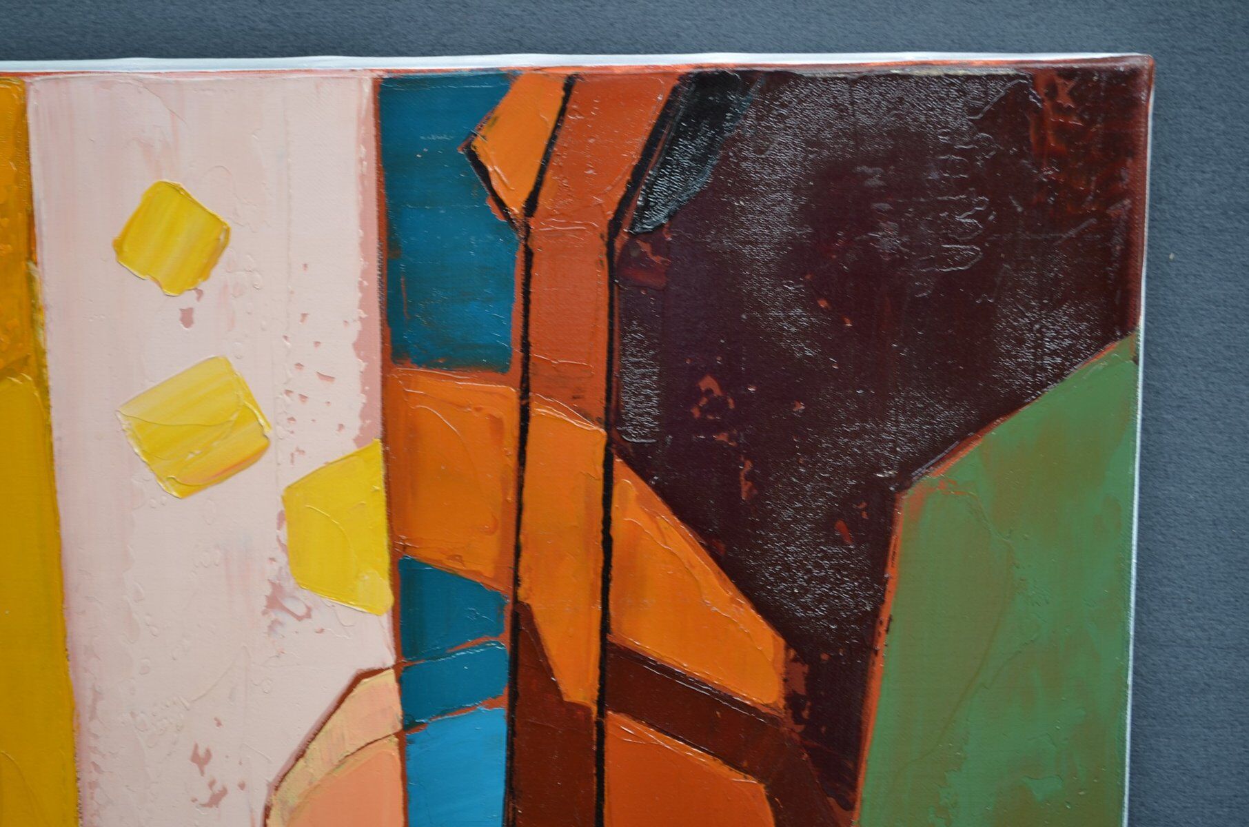 Michel Petiot, known as Micha, Composition for Violin No. 2, canvas