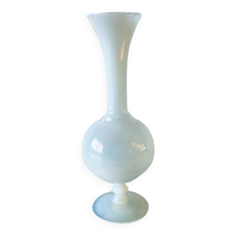 Antique white opaline vase