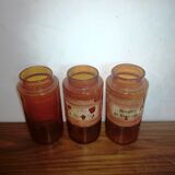 3 jars of pharmacy
