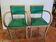 Beech bridge chairs pair