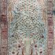 Tapis vintage turc Cesareh en soie 102x152 cm