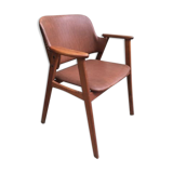 Vintage style brown armchair