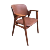 Vintage style brown armchair