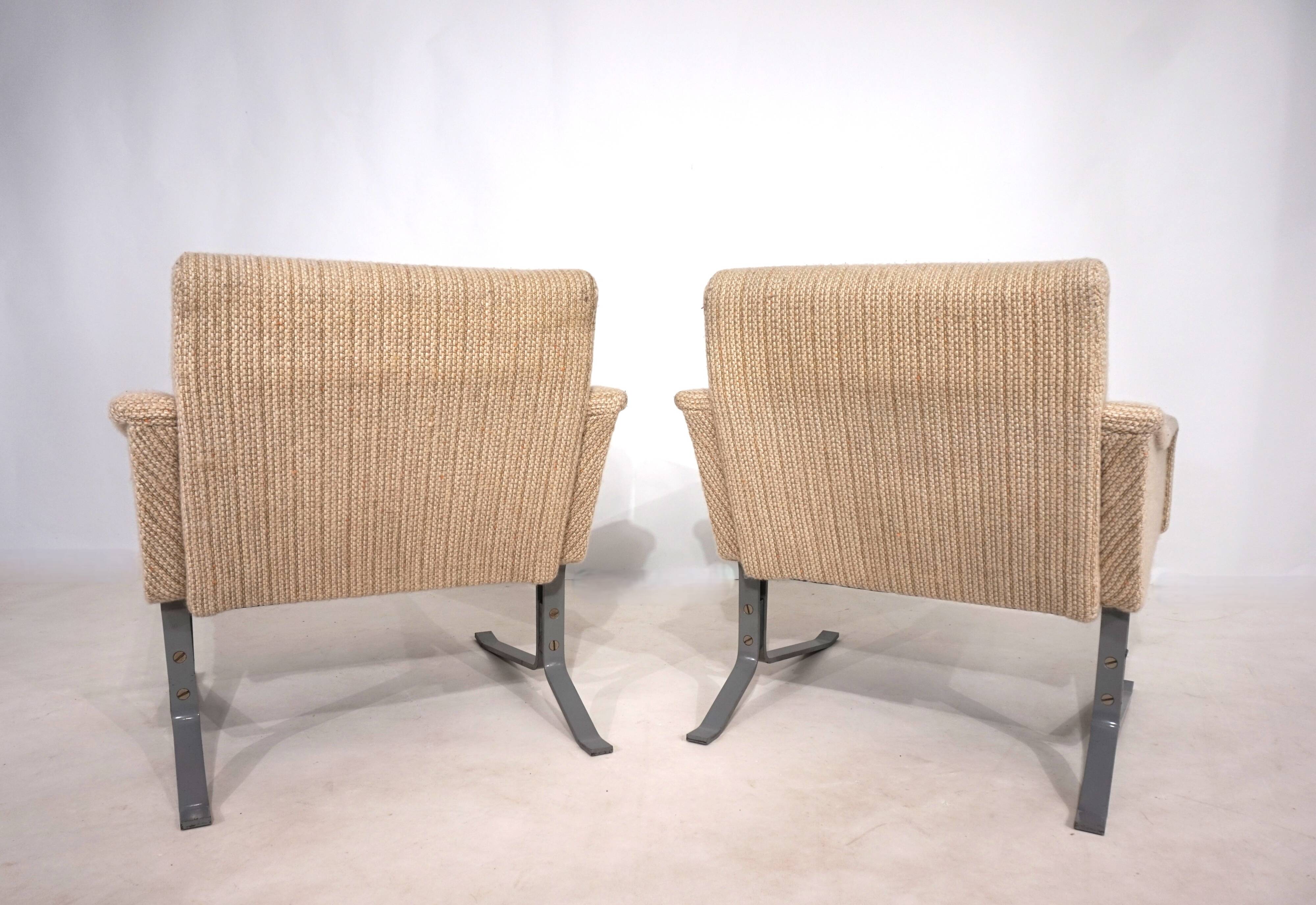 Ensemble de deux chaises longues cantilever Röhl, 1960