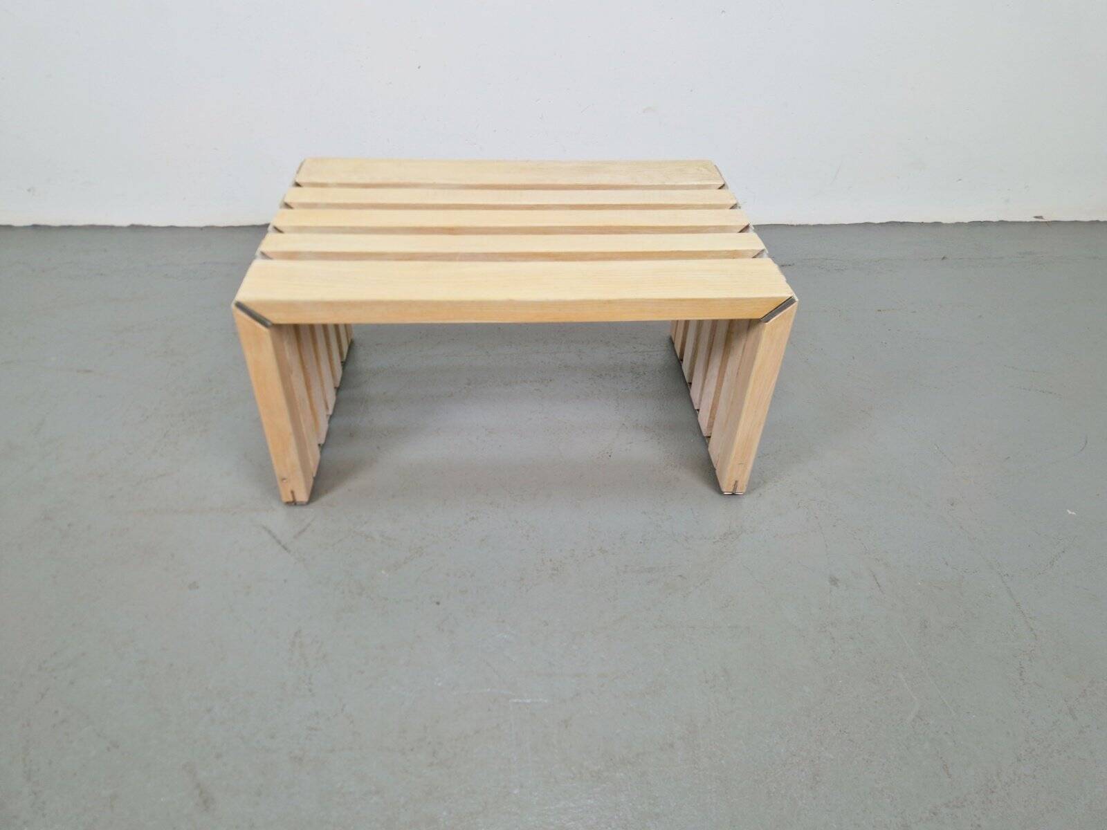 Slat Bench Coffee Table by Walter Antonis for 't Spectrum, 1970s