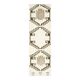 1970s Vintage Turkish Hand-Knotted Wool Cotton Beige Runner Rug 94x316