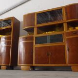 China buffets en Beech, 1950s, Set of 2