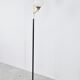 Vintage brass and glass floor lamp, 1970s, Italy