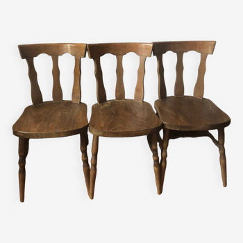 3 Baumann bistro chairs