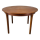 Danish round dining table Scandinavian teak vintage 1960s