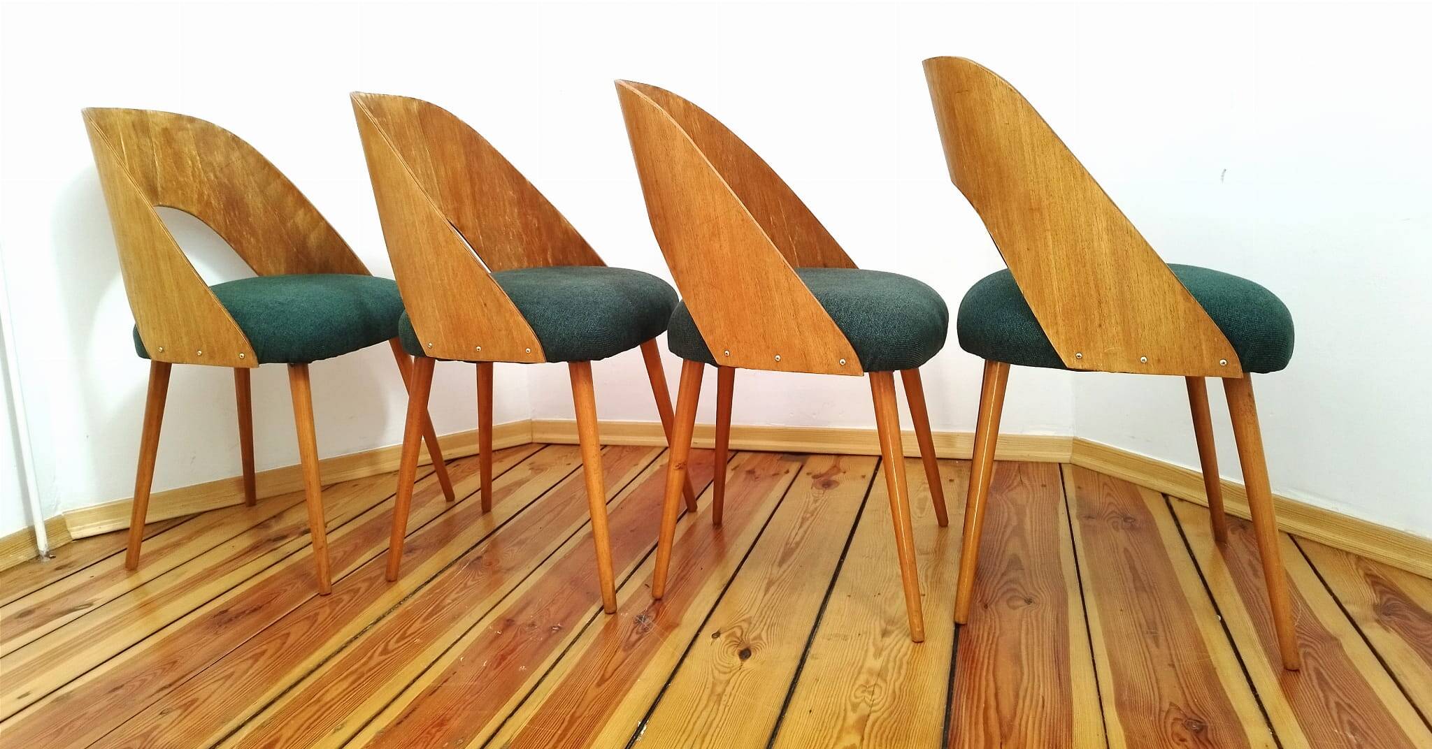 Chairs from Proj. A. Suman, Tatr Nabytok for Tatra, Czechoslovakia, 1960s, Set of 4