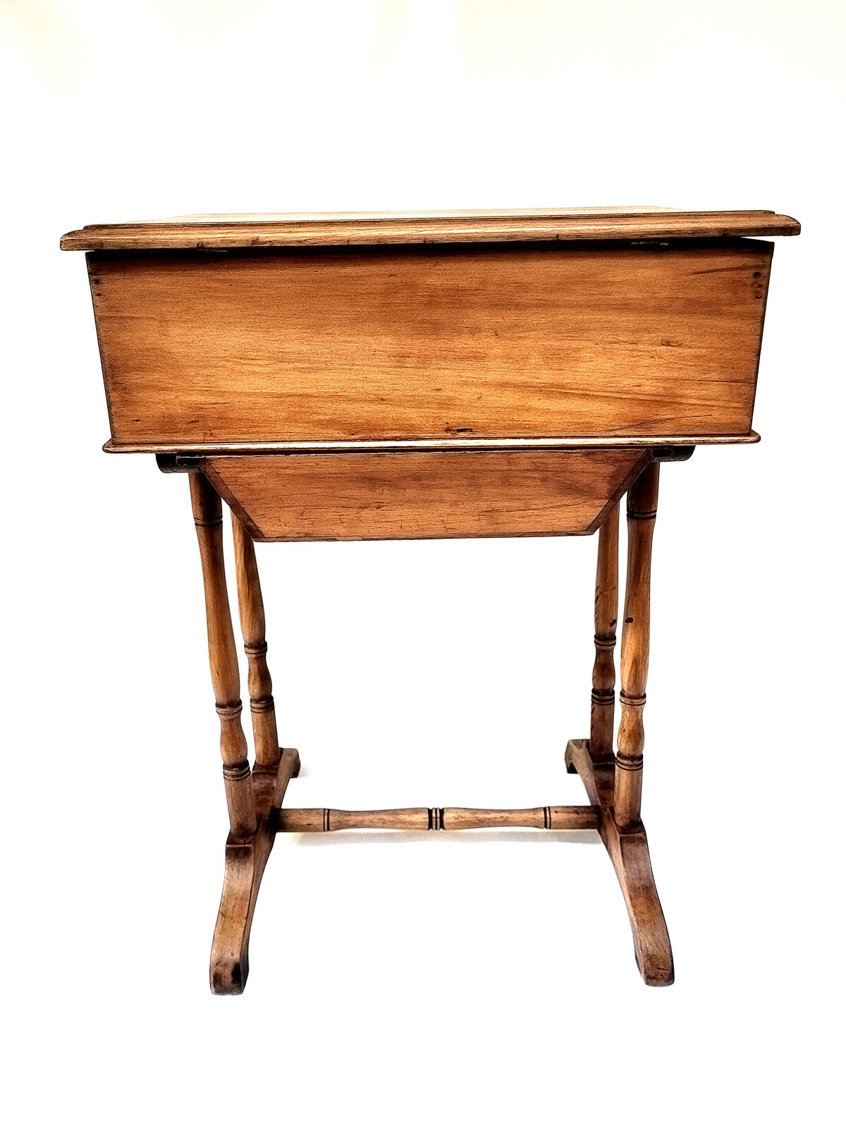 Old wooden sewing box