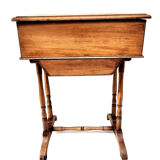 Old wooden sewing box