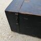 Vintage wooden travel trunk