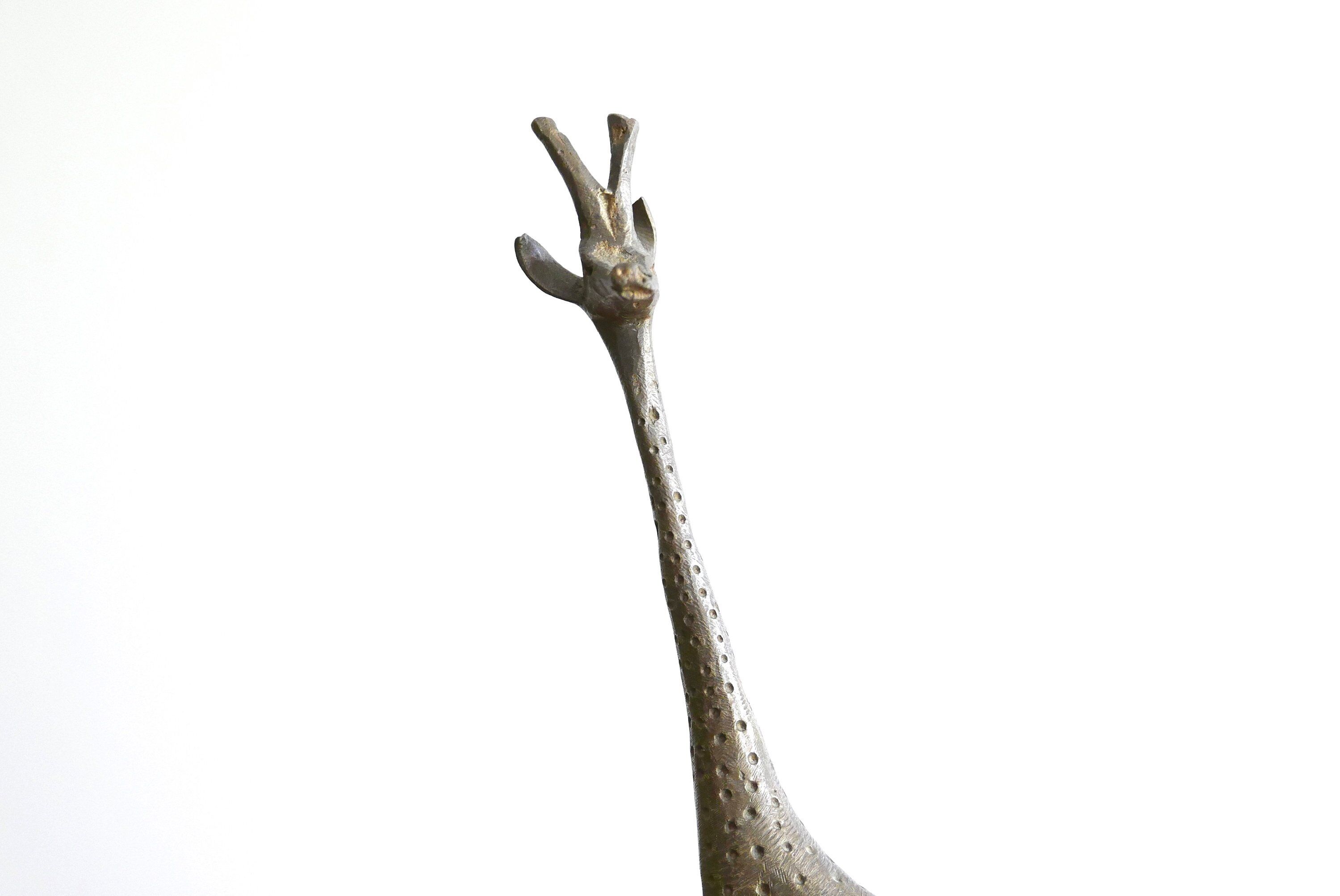 Brass girafe, years 50