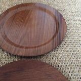 Assiettes en bois