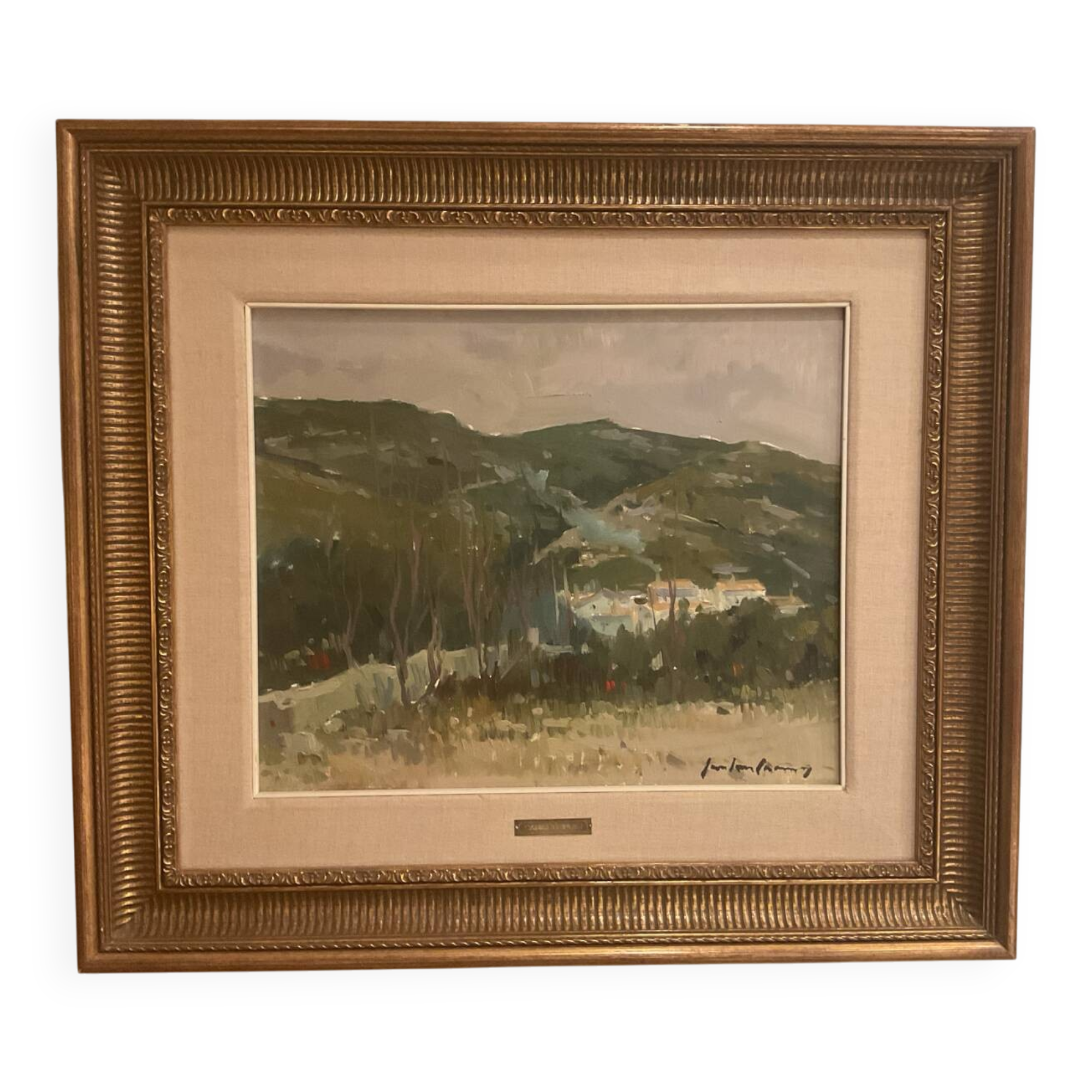 Oil painting on canvas by Casané Puig.